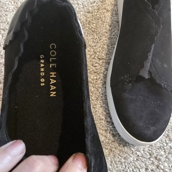 Cole Haan Grand ZERO Women's Black Slip-On Shoes - Picture 3 of 9